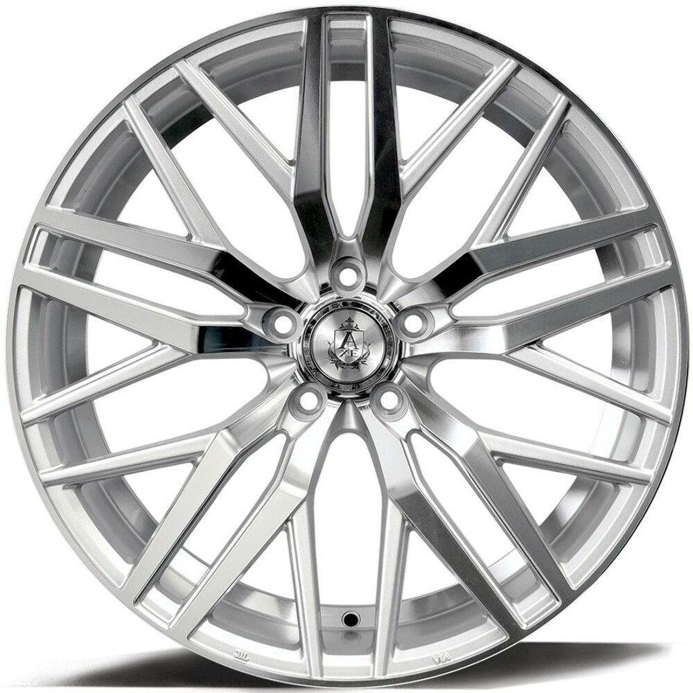 Set 4 20" Axe Wheels EX30 Silver 20x8.5 Wheels 5x110 40mm Rims