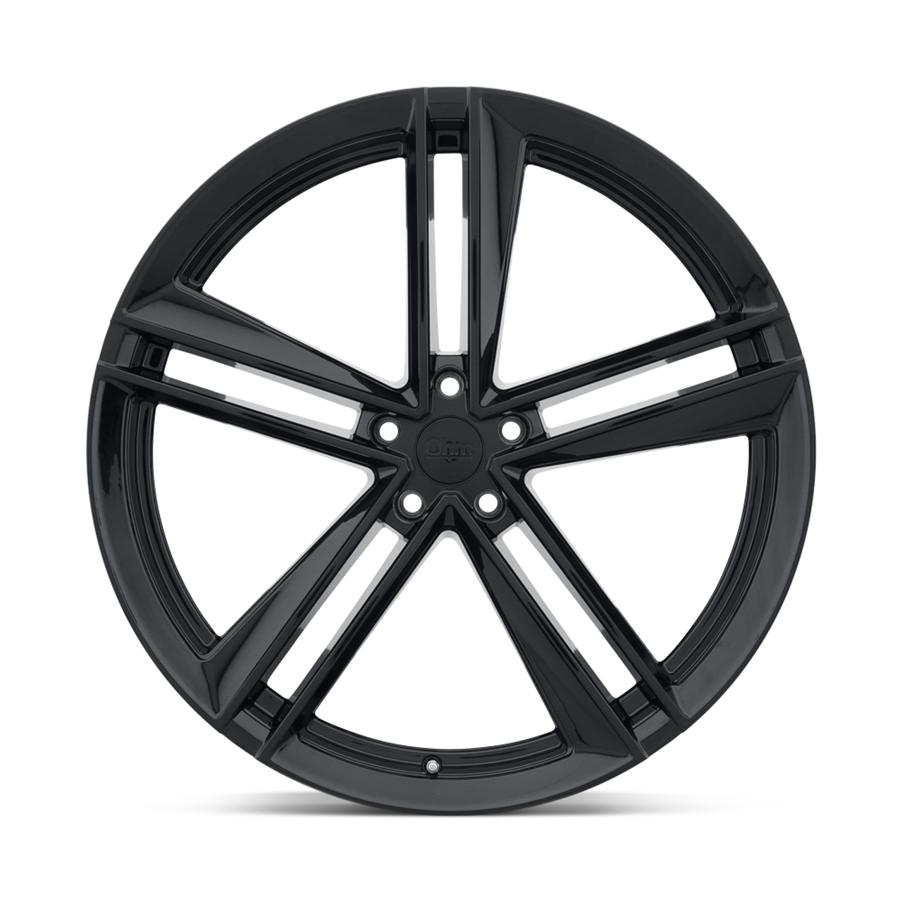 OHM Lightning 22x10.5 5x120 Gloss Black Wheel 22" 40mm Rim
