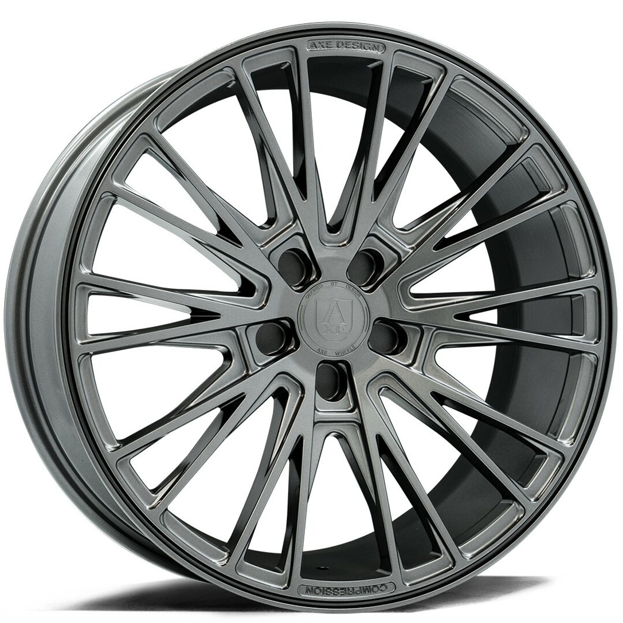 19" Axe Wheels CF2 Grey 19x8.5 Wheel 5x110 40mm Rim
