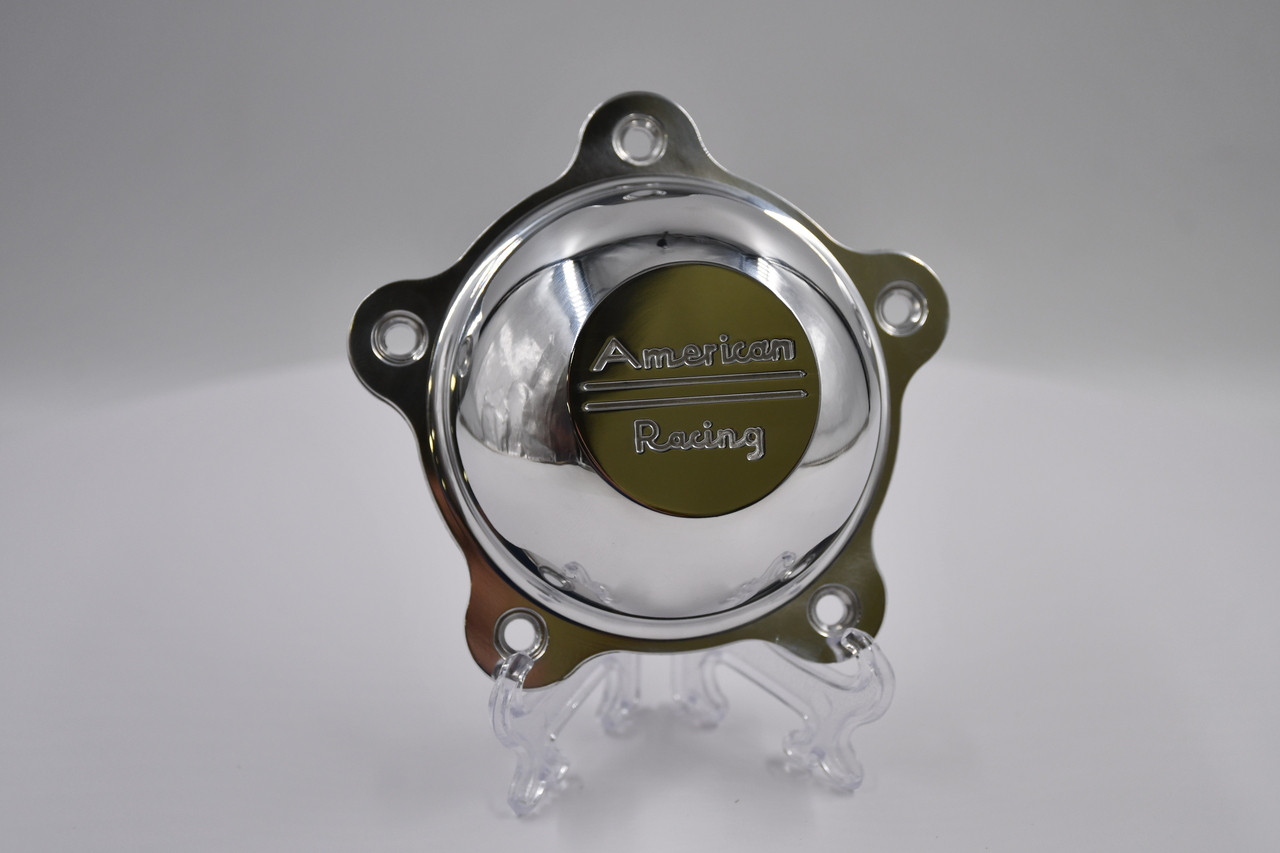 American Racing 3505293 Torq Thrust II polished aluminum wheel center cap