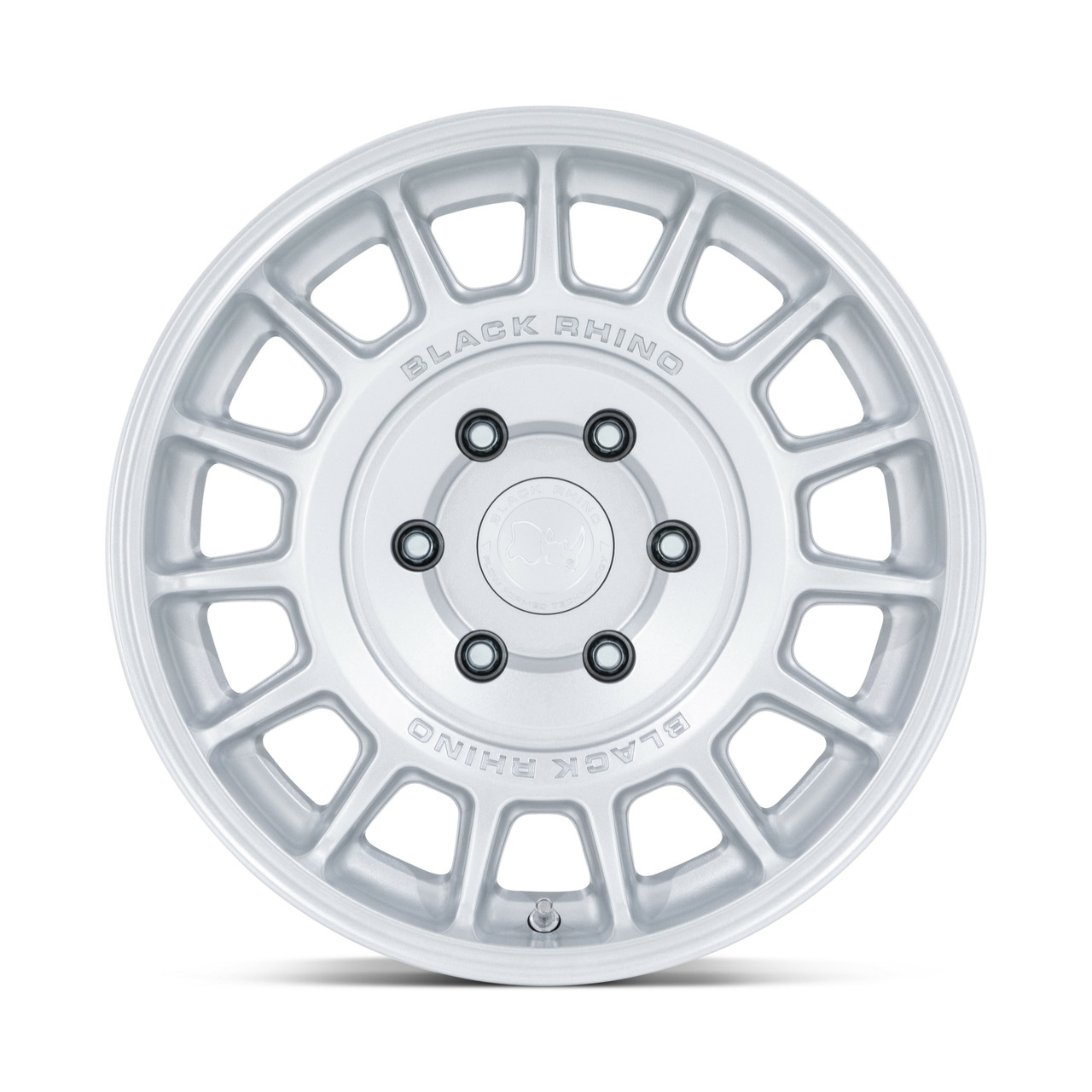 Black Rhino BR015 Voll 17x8.5 Hyper Silver Wheel 6x135 17" 25mm For Ford Lincoln