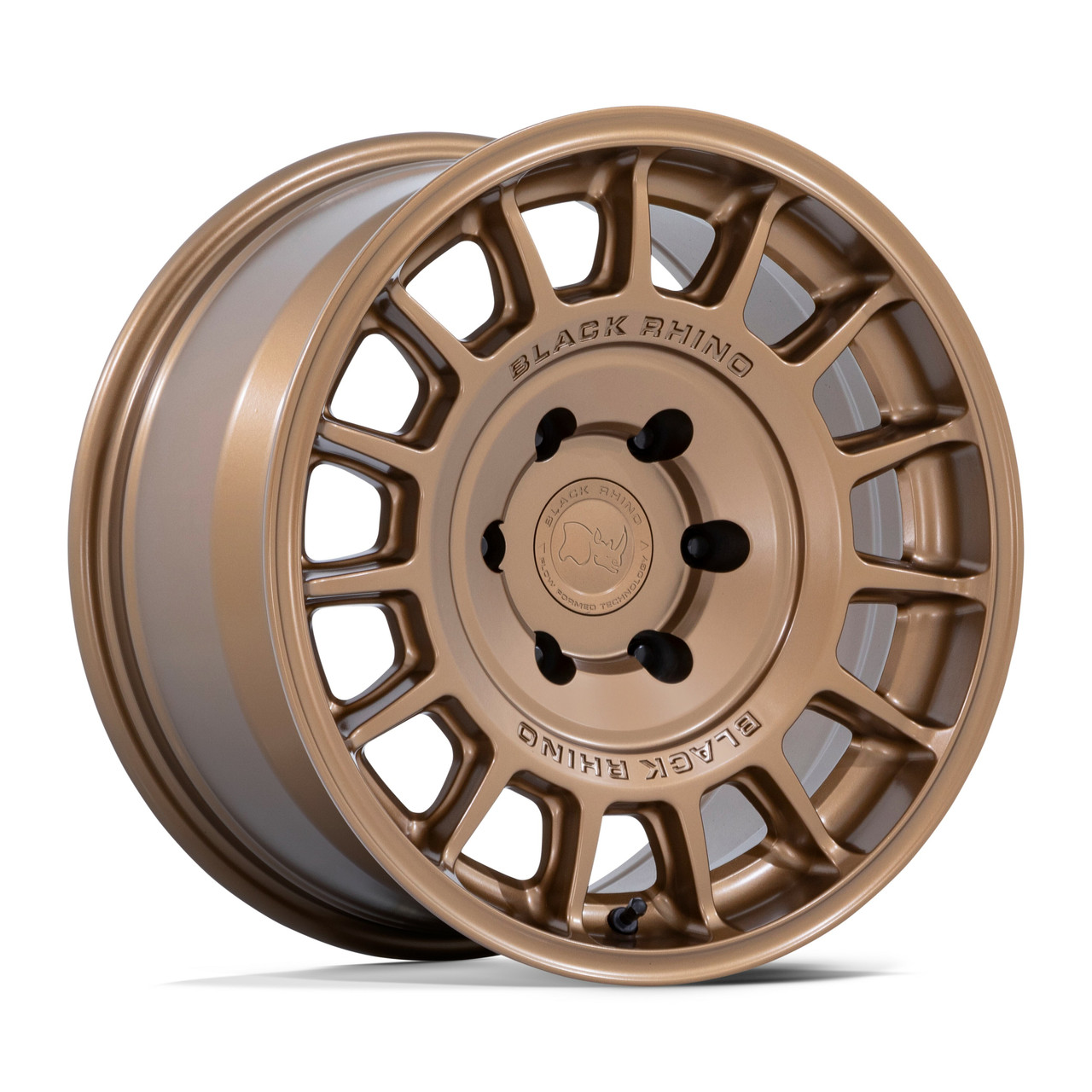 Set 4 Black Rhino BR015 Voll 17x8.5 Matte Bronze Wheels 6x5.5 17" 25mm Rims