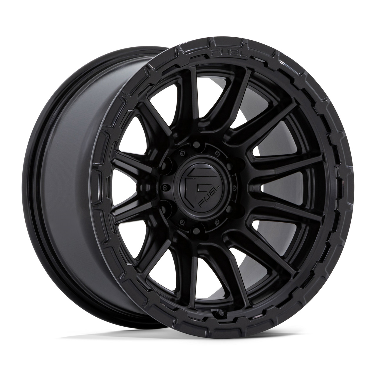 Fuel FC866 Piston 20x9 5x5 Blackout Wheel 20" 1mm For Jeep Wrangler Gladiator