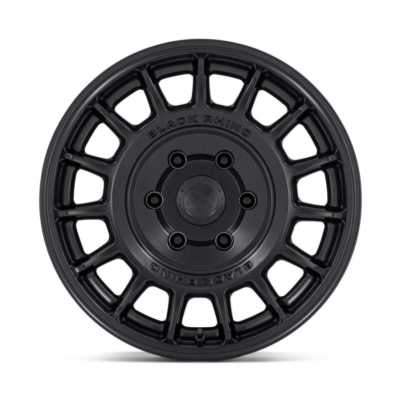 Black Rhino BR015 Voll 17x8.5 Matte Black Wheel 5x5 17" 0mm For Jeep Gladiator