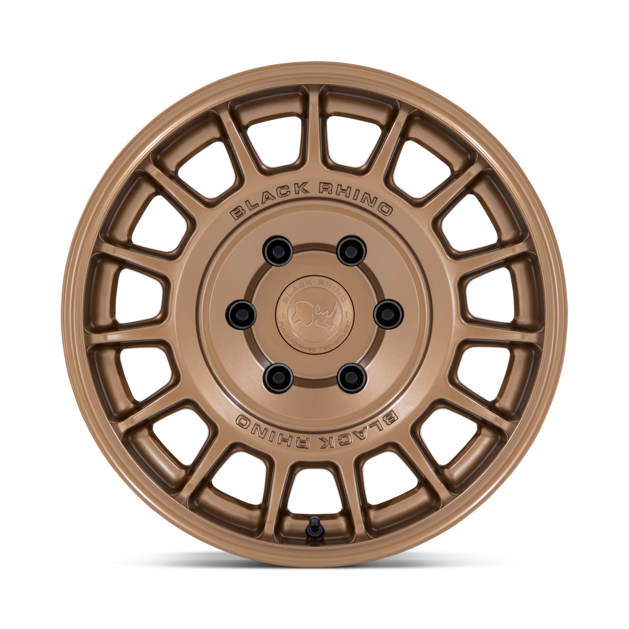 Set 4 Black Rhino BR015 Voll 17x8.5 Matte Bronze Wheels 5x5 17" 0mm For Jeep Rim