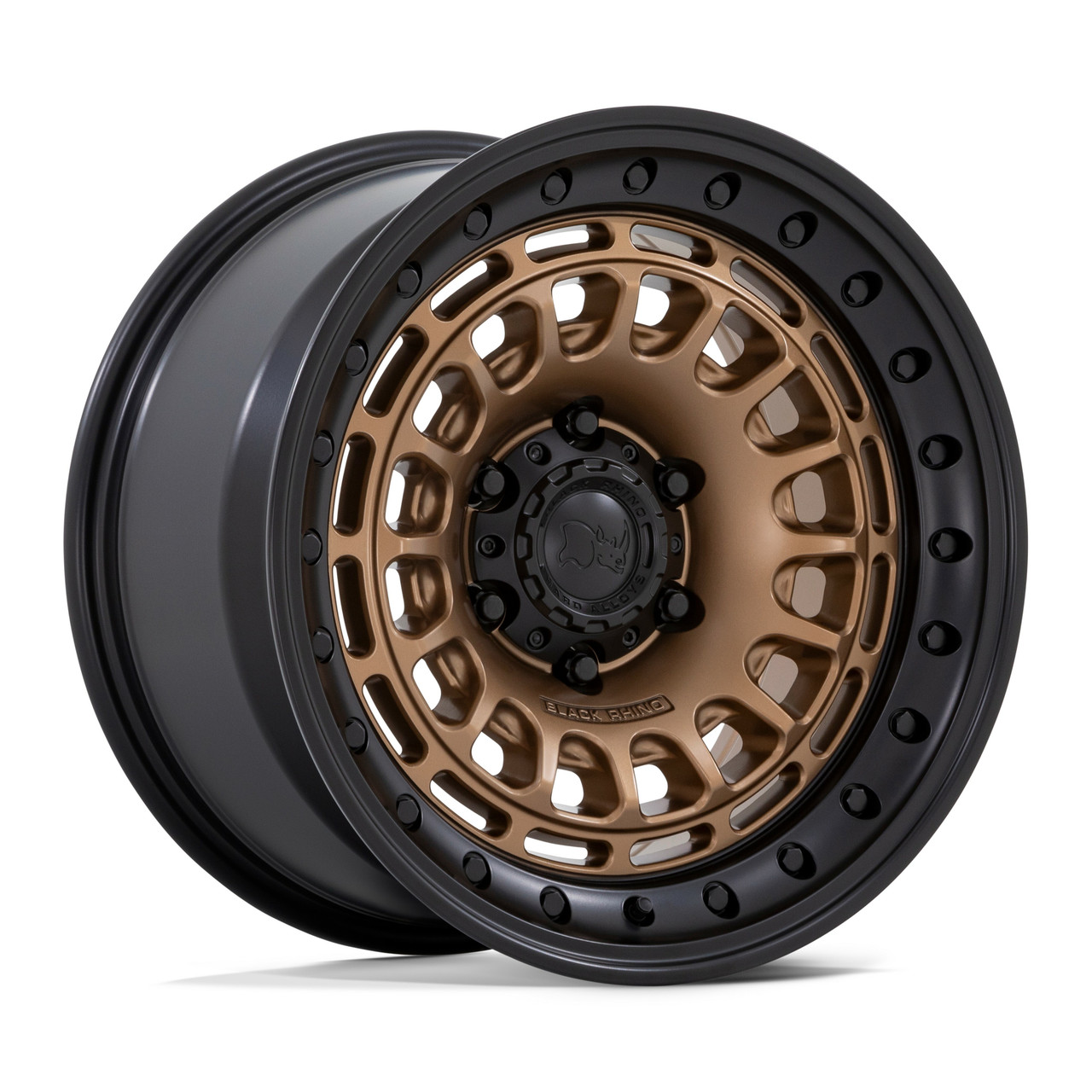 Black Rhino BR014 Sahara 17x9 Matte Bronze Gloss Black Lip Wheel 5x5 17" -12mm