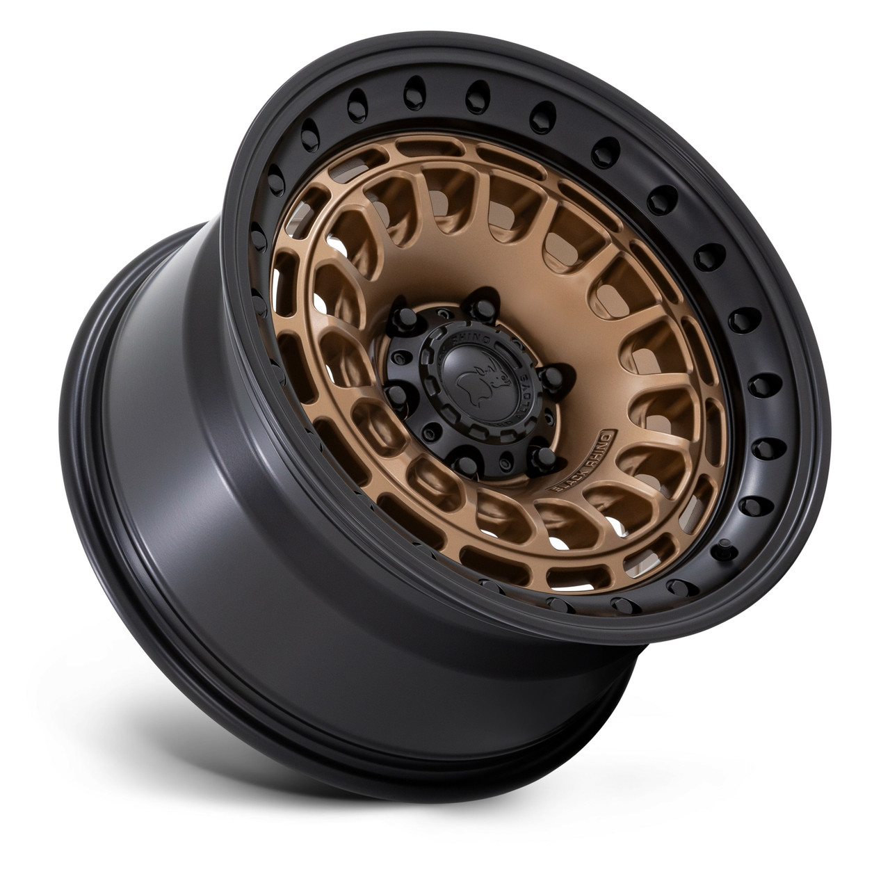 Black Rhino BR014 Sahara 17x9 Matte Bronze Gloss Black Lip Wheel 5x5 17" -12mm