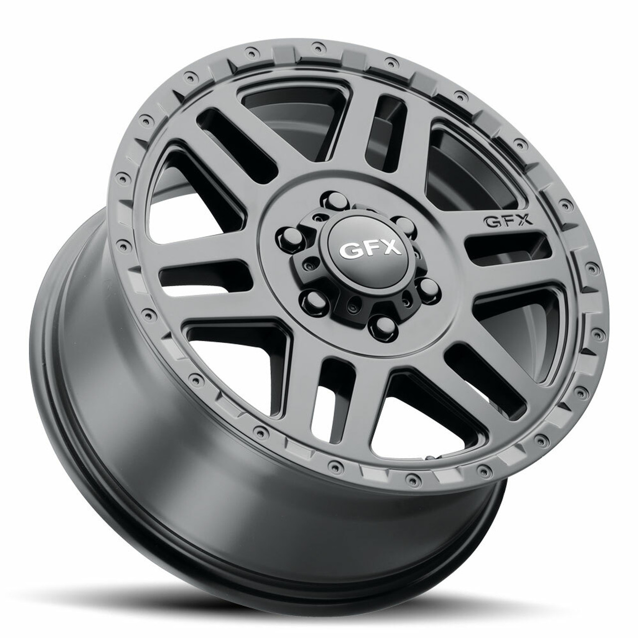 17" Voxx G-FX MV2 Matte Black Wheel 17x8 5x130 60mm Rim