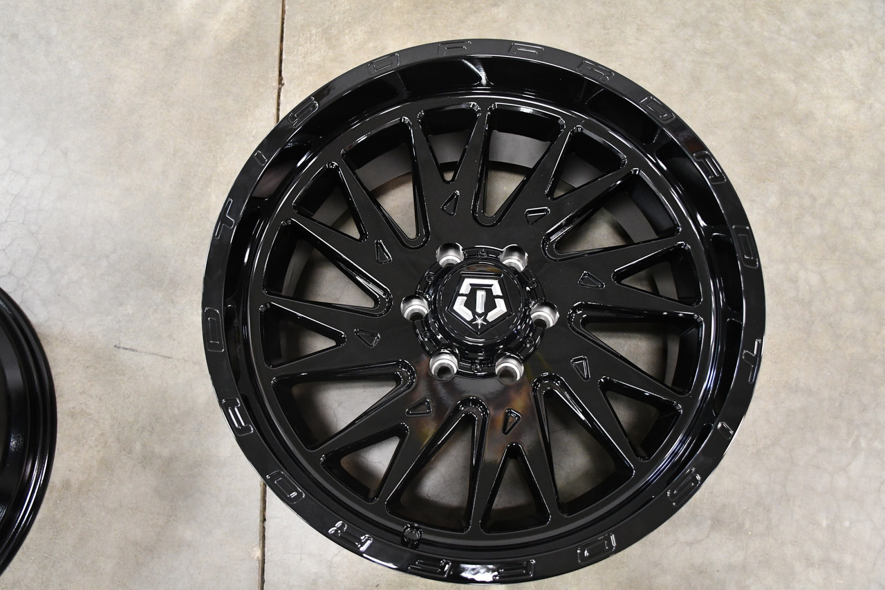 20" TIS 547B  Gloss Black 20x9 Wheel 8x170 00mm For Ford F250 F350 Truck Rim