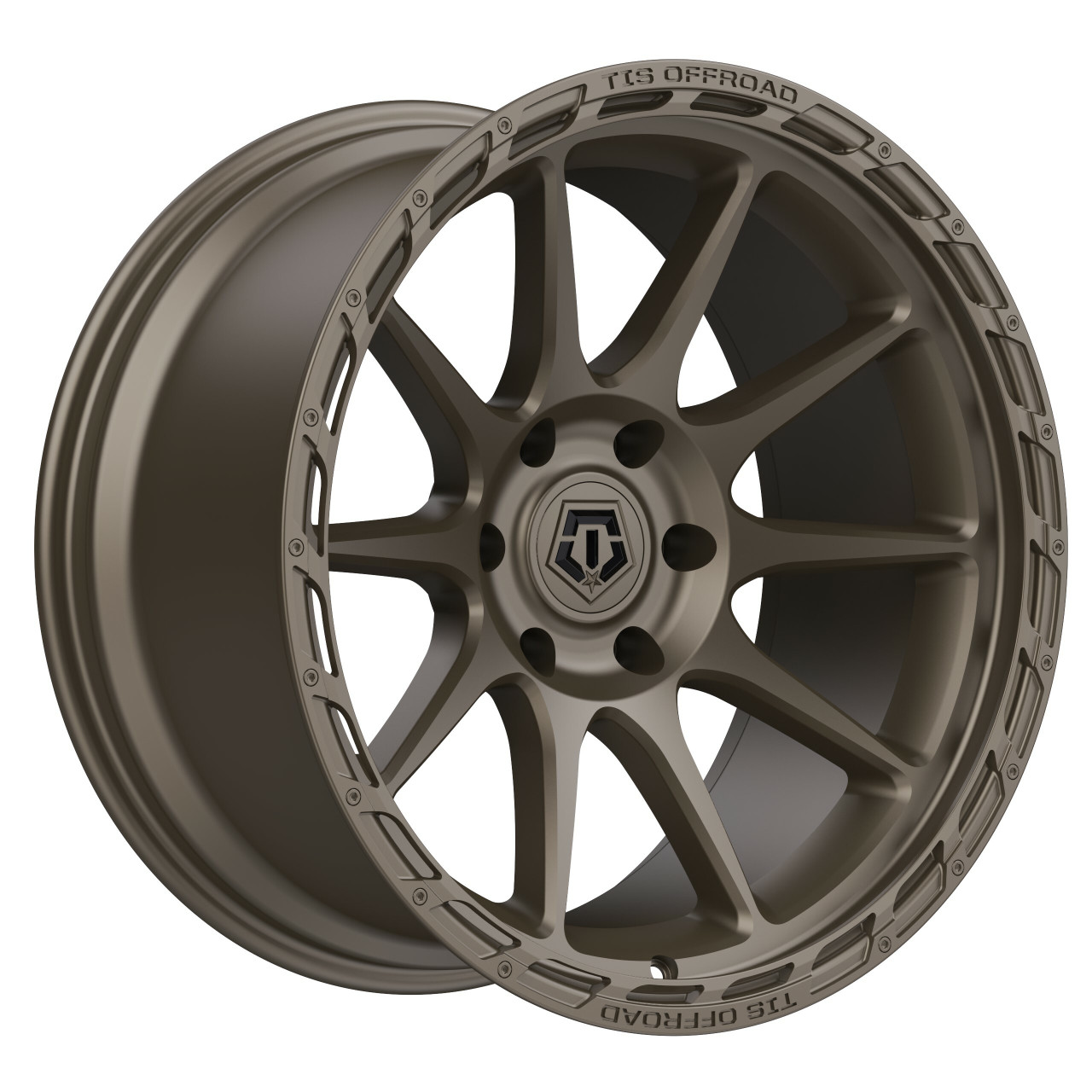 22" TIS 563BZ Satin Bronze 22x12 Wheel 6x135 Rim -44mm Lifted For Ford Lincoln