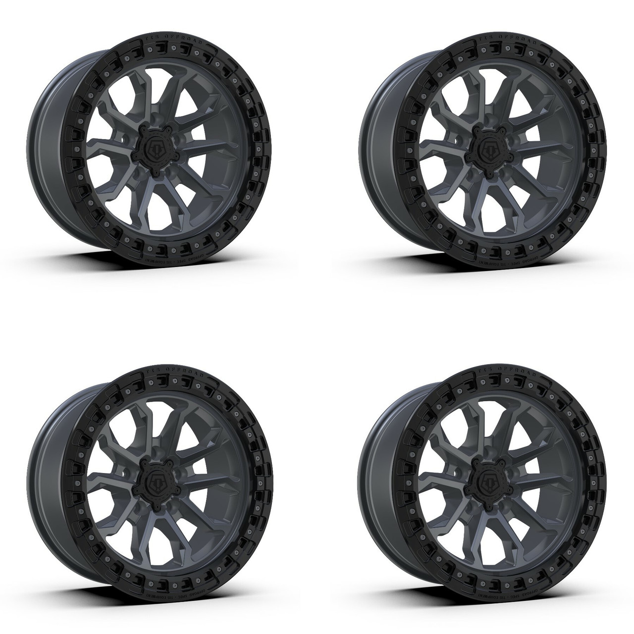 TIS 556AB Wheels 17 Inch 5x5 (5x127) Anthracite w/ Black Ring A2i Whee