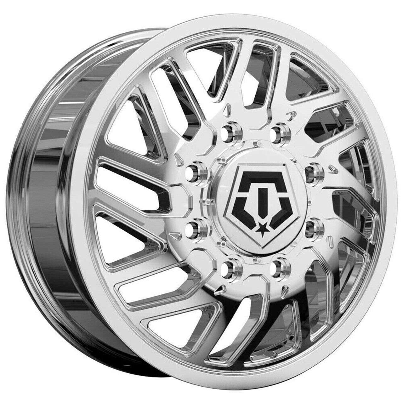 22" TIS 544C Chrome Front Dually 22x8.25 Wheel 8x210 127mm Truck Rim