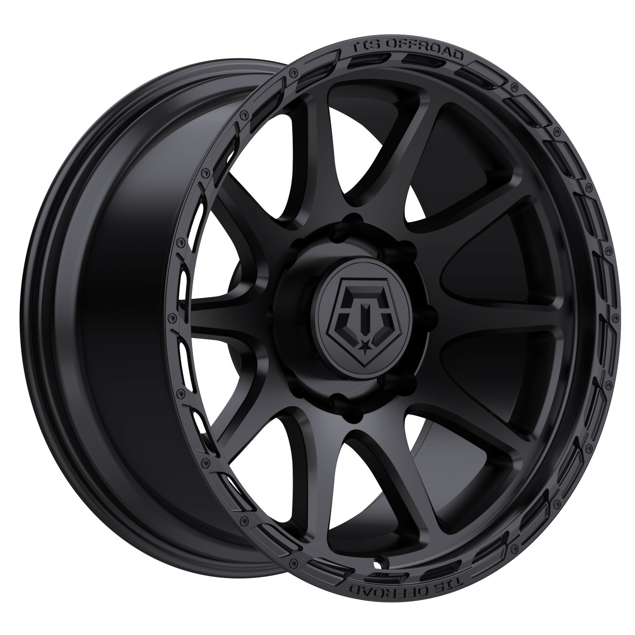 18" TIS 563B Satin Black 18x9 Wheel 6x5.5 00mm For Chevy GMC Ram Cadillac Rim