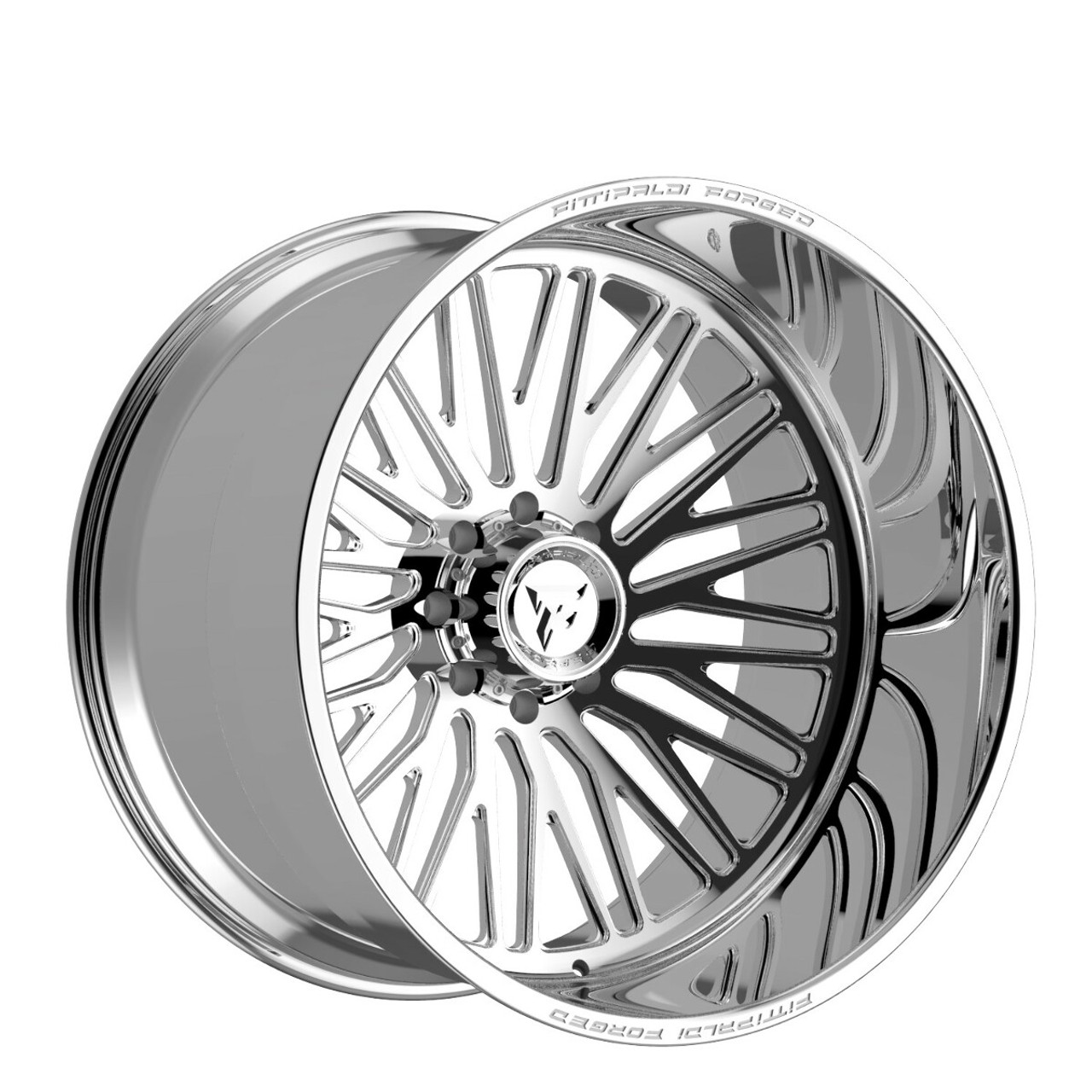 30" Fittipaldi Wheel FTF505P 30x16 Polished 8x180 -101mm Forged Truck Rim