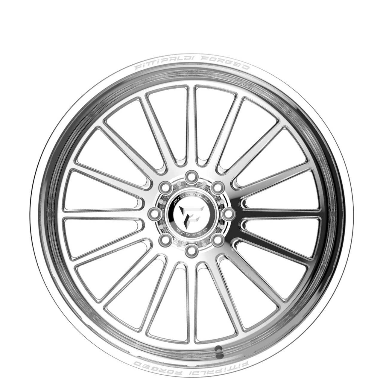 30" Fittipaldi Wheel FTF504P 30x16 Polished 8x180 -101mm Forged Truck Rim