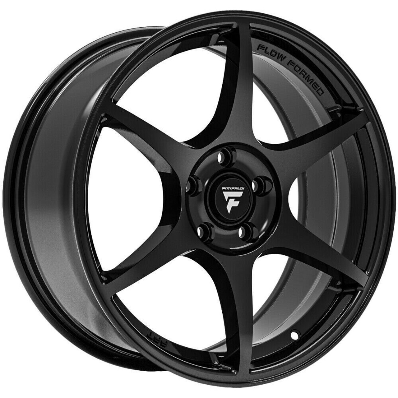17" Fittipaldi Wheel FS364 17x8 Gloss Black 5x100 38mm Rim