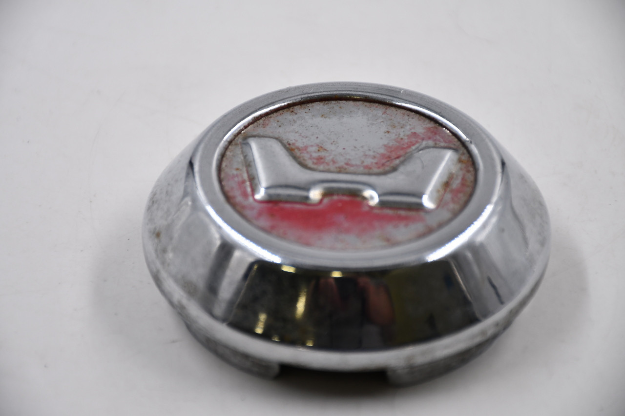 Honda Chrome w/Red background Wheel Center Cap Hub Cap Honda3.25RED 3.25"