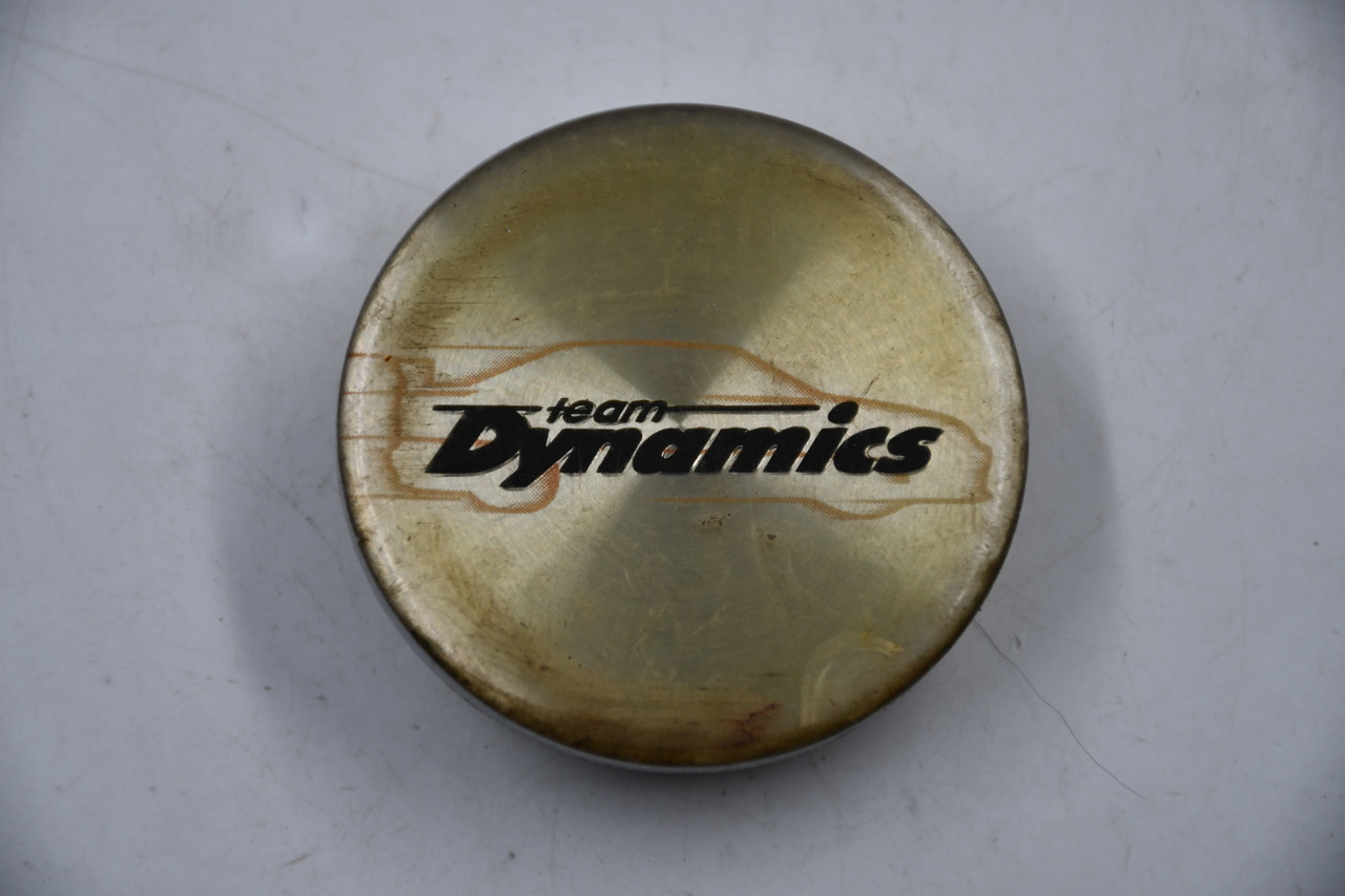 Team Dynamics Silver w/Red& Black Logo Wheel Center Cap Hub Cap C-012 2.375"