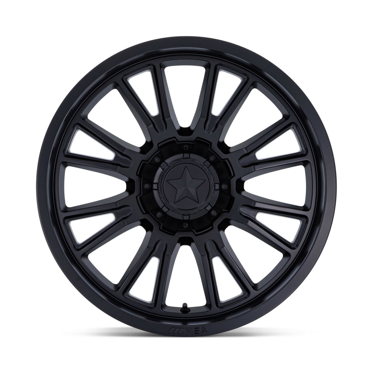 MSA Offroad Wheels M51 Thunderlips 20x7 4x137 4x156 Matte Black Wheel 20" 0mm