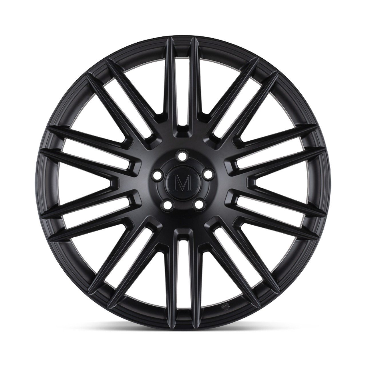 Mandrus Estate 22x10.5 5x112 Matte Black Wheel 22" 35mm Rim