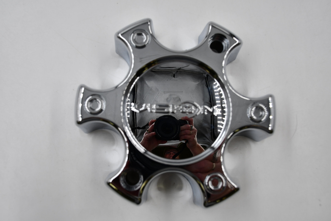 Vision 375 Warrior 6x4.5 Wheels Chrome Wheel Center Cap Hub Cap C375-6C86 6 Lug