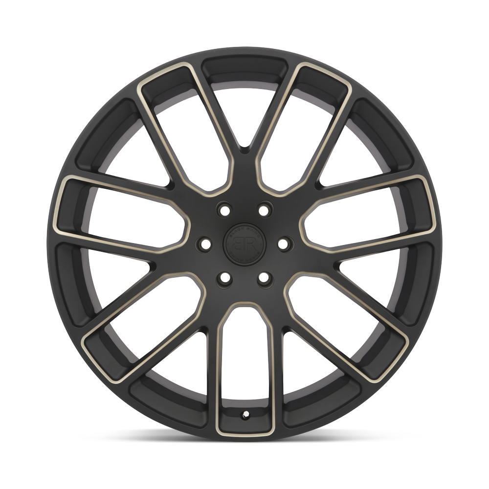 Black Rhino Kunene 22x9.5 6x135 Matte Black Dark Milled Spokes Wheel 22" 30mm