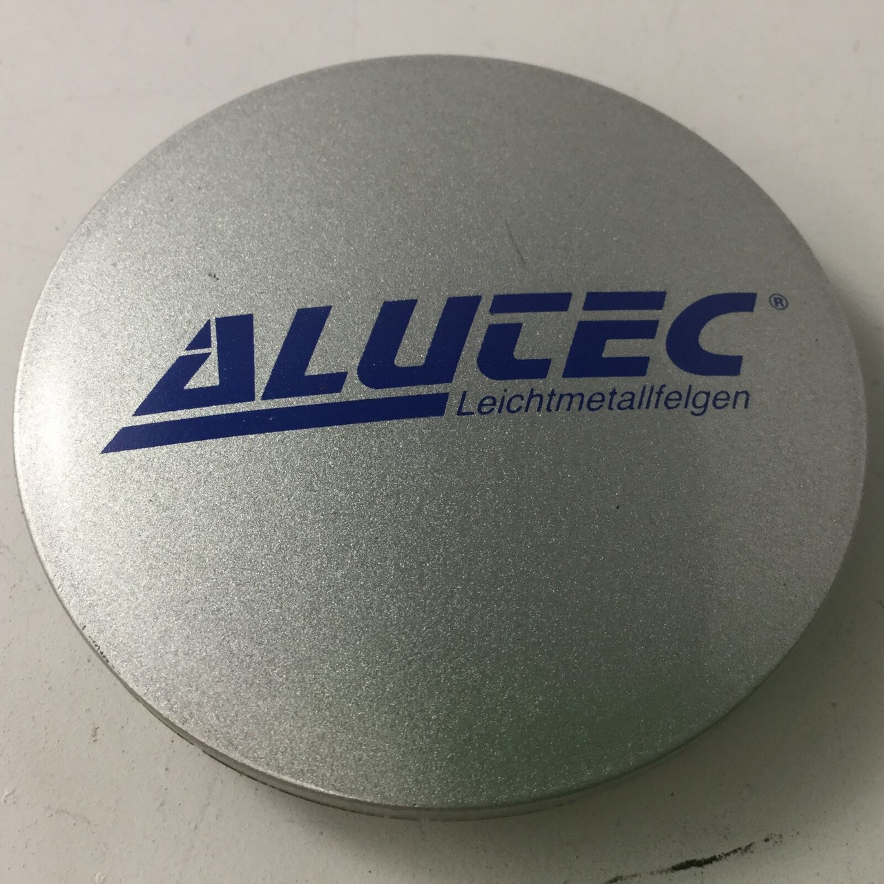 Alutec Silver Blue Logo Custom Wheel Center Cap 64mm N32