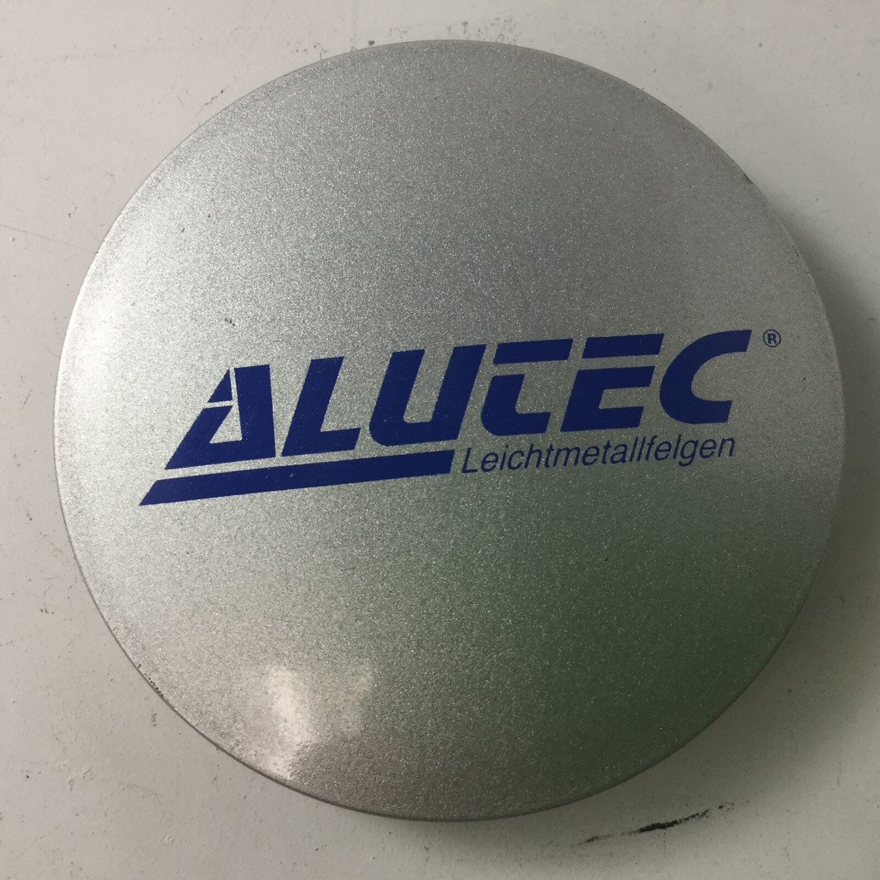 Alutec Silver Blue Logo Custom Wheel Center Cap 64mm N32