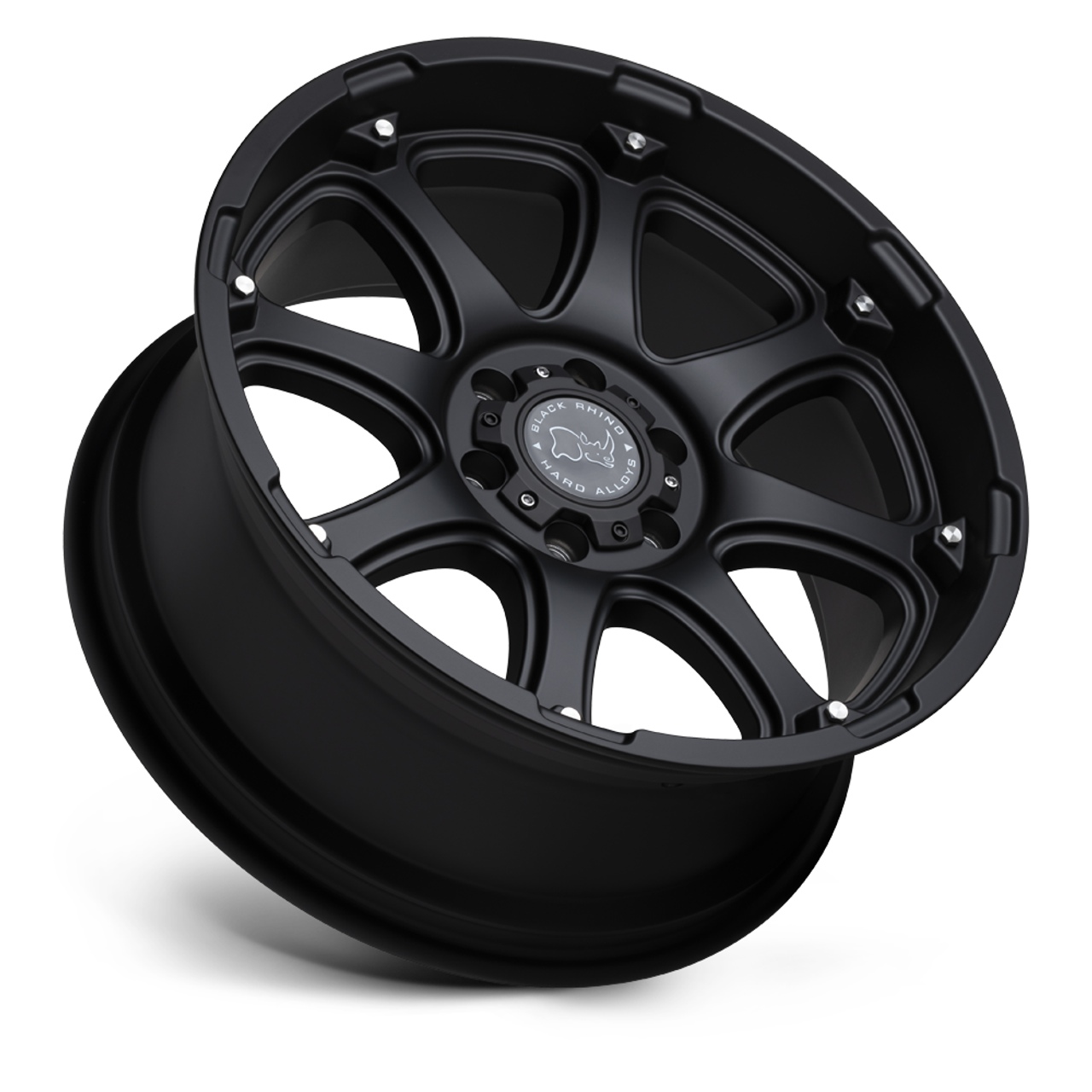 Black Rhino Glamis 18x9 8x6.5 Matte Black Wheel 18" 12mm For Ford Chevy Ram Rim