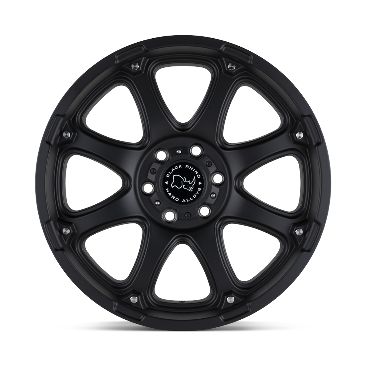 Black Rhino Glamis 18x9 8x6.5 Matte Black Wheel 18" 12mm For Ford Chevy Ram Rim