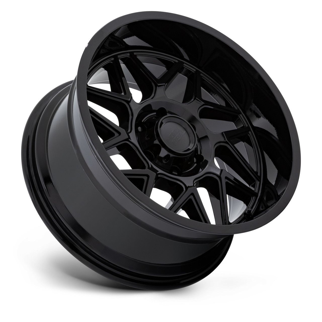20" Moto Metal Mo812 Turbine Gloss Black 20x9 Wheel 8x180 01mm For Chevy GMC Rim