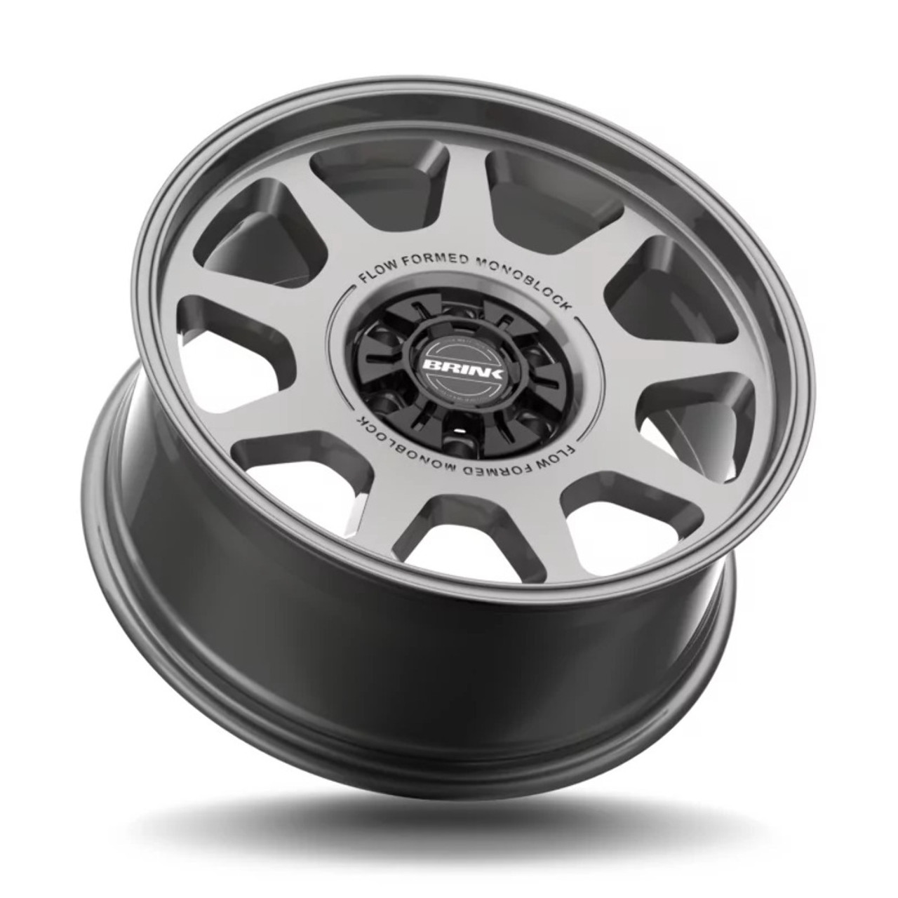 20" Brink Wheels B303 Alpine Titanium 20x9 Flow Formed Wheel 6x5.5 6x135 0mm Rim