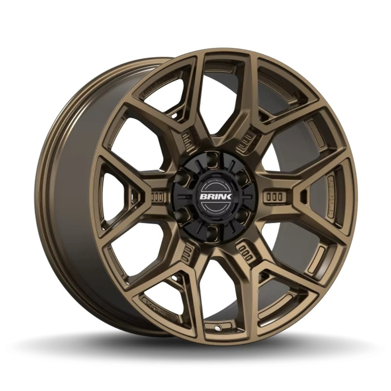 Set 4 20" Brink Wheels B202 Insurgent Bronze 20x9 Flow Formed 6x5.5 6x135 0mm