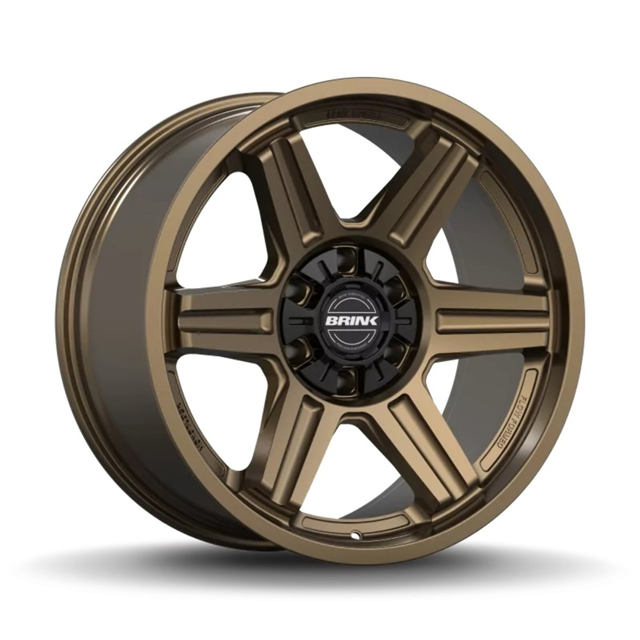 20" Brink Wheels B102 Fang Bronze 20x9 Flow Formed Wheel 6x5.5 6x135 0mm Rim