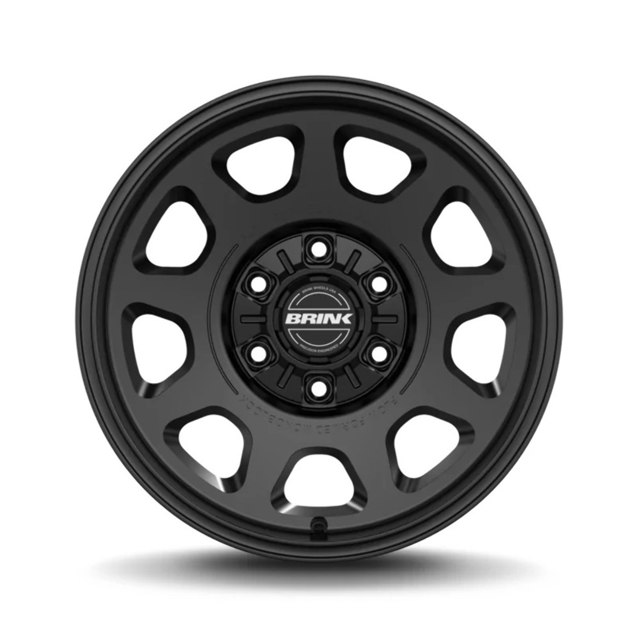 20" Brink Wheels B301 Alpine Black 20x9 Flow Formed Wheel 5x5 5x4.5 0mm Rim