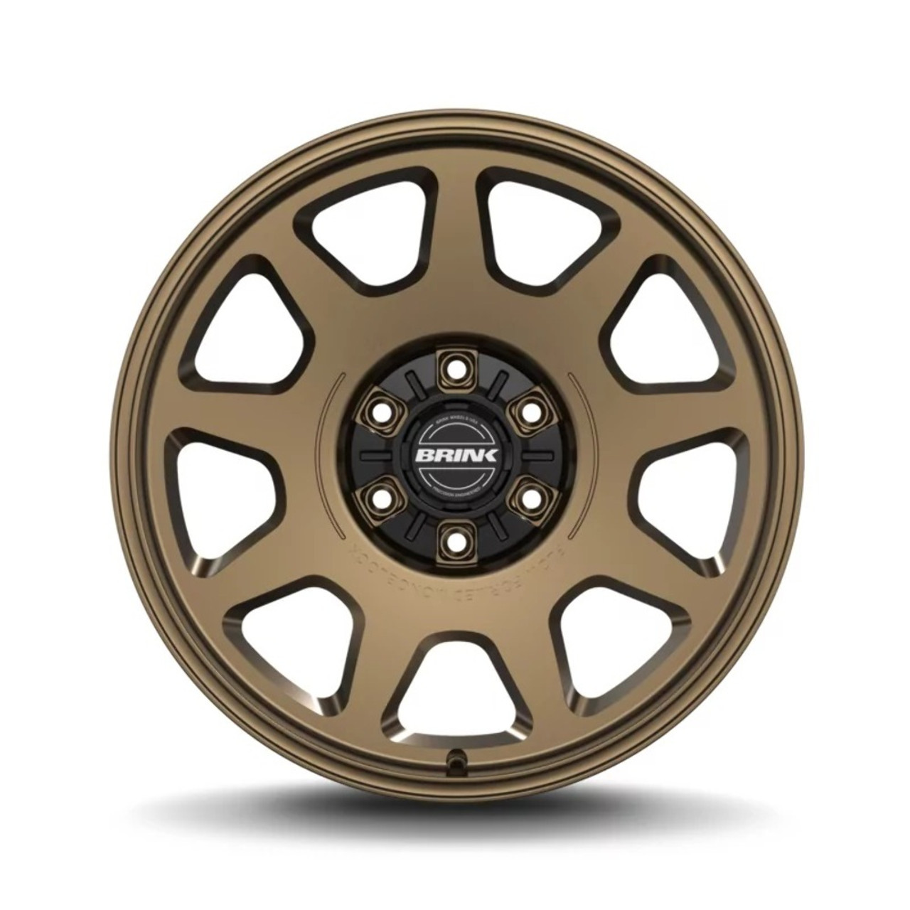 Set 4 17" Brink Wheels B302 Alpine Bronze 17x8.5 Flow Formed 5x5 5x4.5 0mm Rims