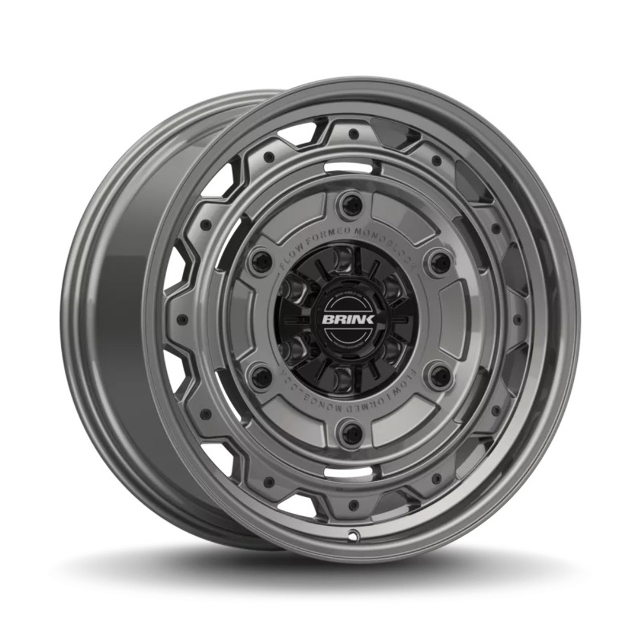 17" Brink Wheels B403 Barracks Titanium 17x9 Flow Formed Wheel 5x5 5x4.5 -12mm
