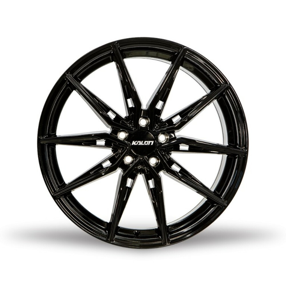Set 4 17" Kalon Wheels Cypher 102 Gloss Black 17x8 Wheels 5x115 35mm Rims