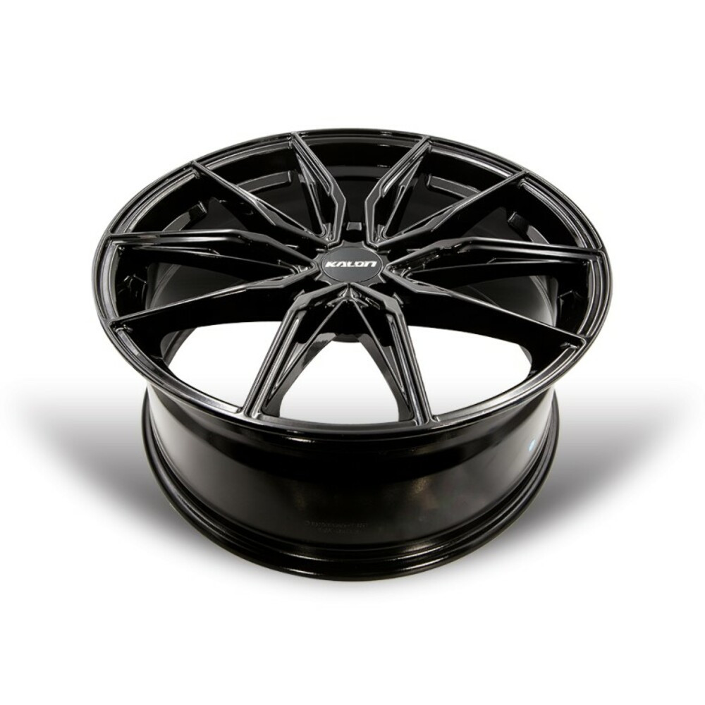 Set 4 17" Kalon Wheels Cypher 102 Gloss Black 17x8 Wheels 5x115 35mm Rims