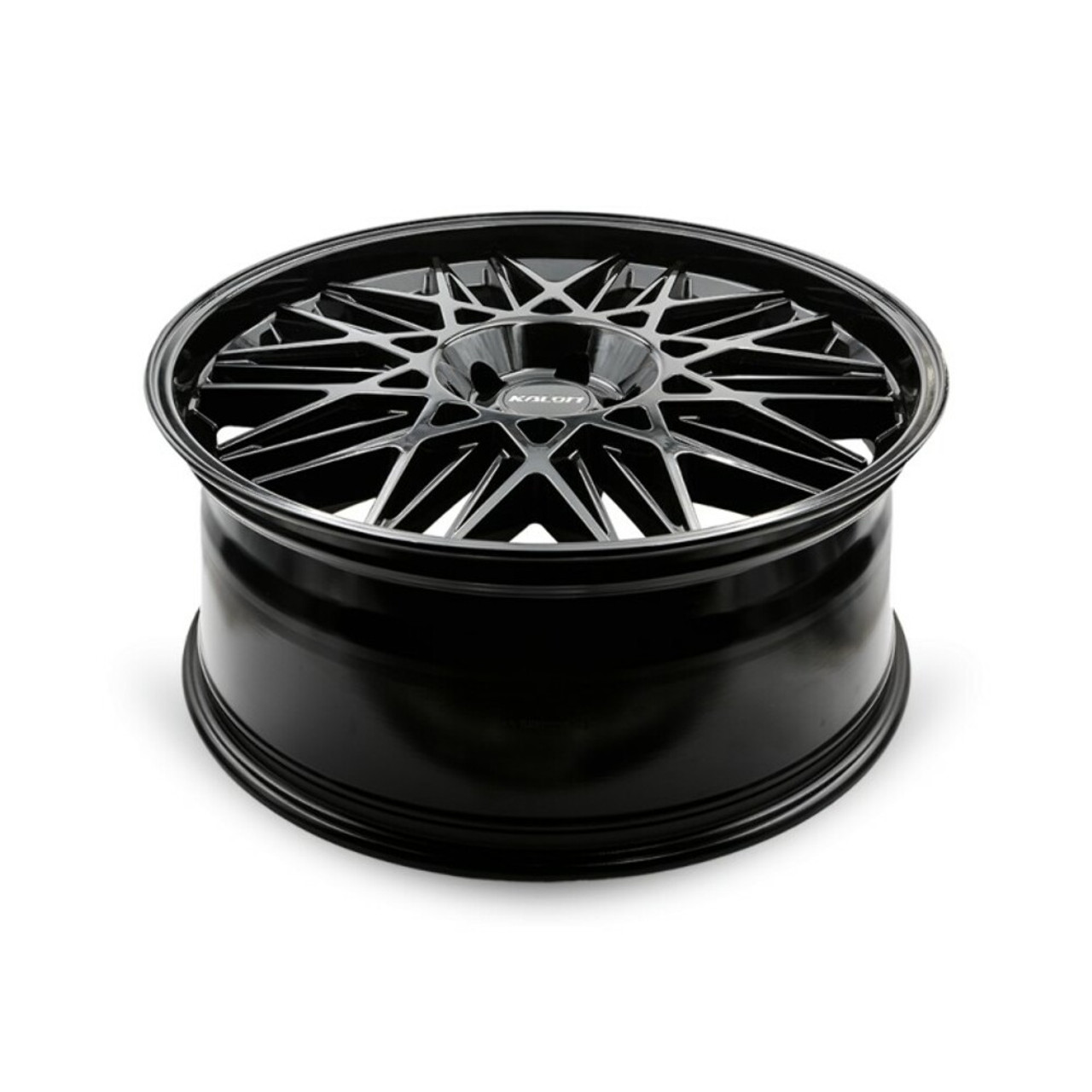 Set 4 22" Kalon Wheels Kolossus 101 Gloss Black 22x9.5 Wheels 6x135 30mm Rims
