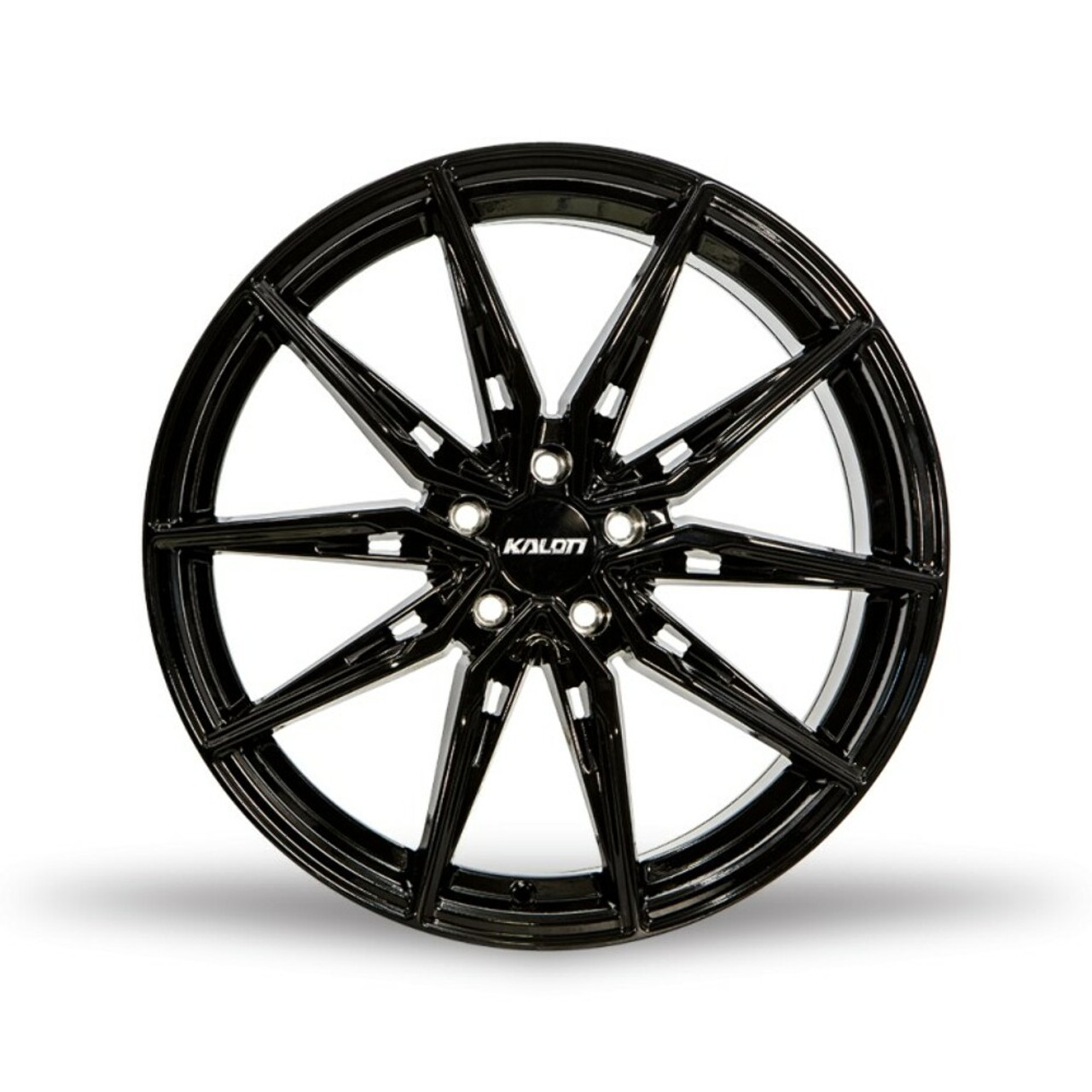 Set 4 20" Kalon Wheels Cypher 102 Gloss Black 20x8.5 Wheels 5x112 35mm Rims