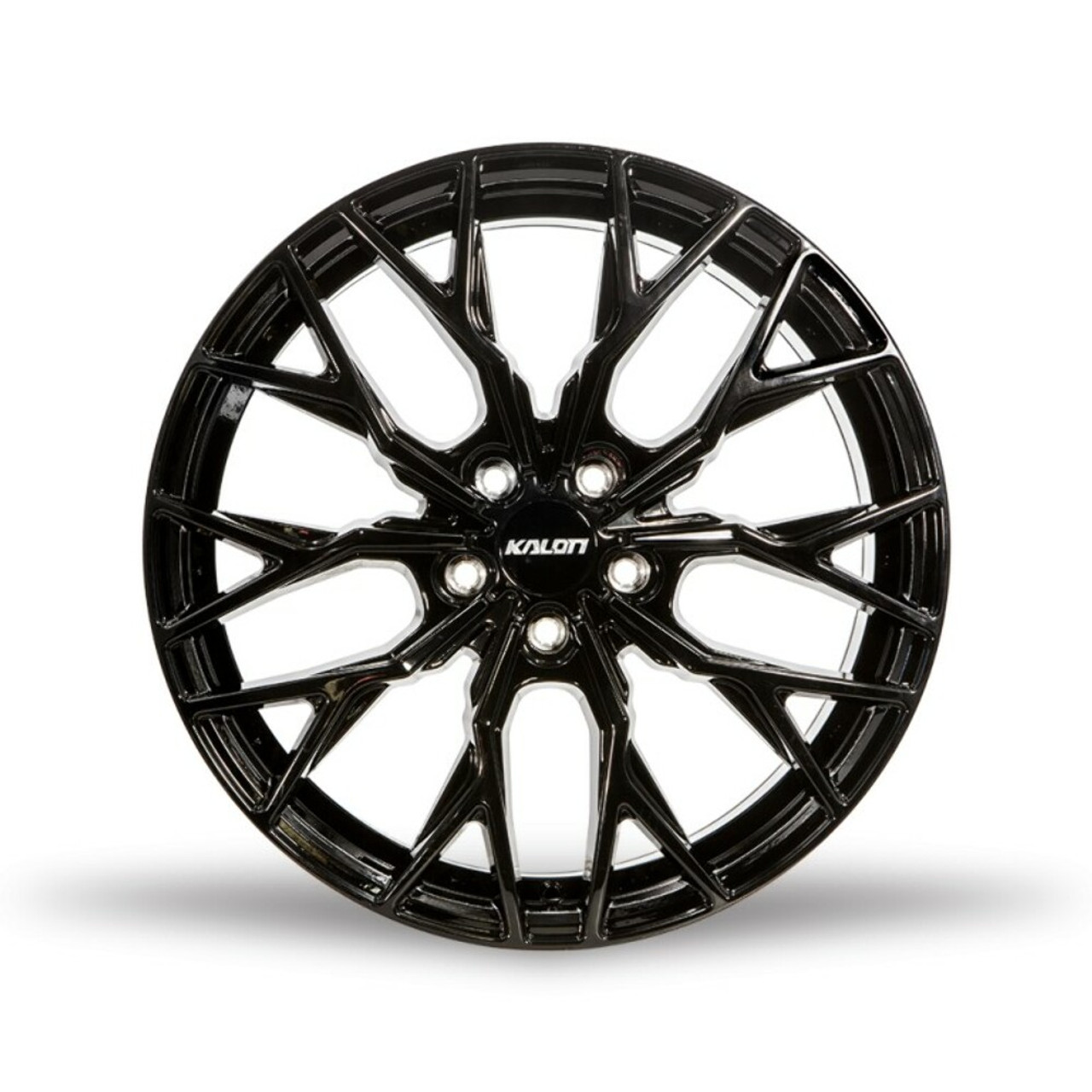 Set 4 20" Kalon Wheels Inferno 103 Gloss Black 20x9 Wheels 5x120 35mm Rims
