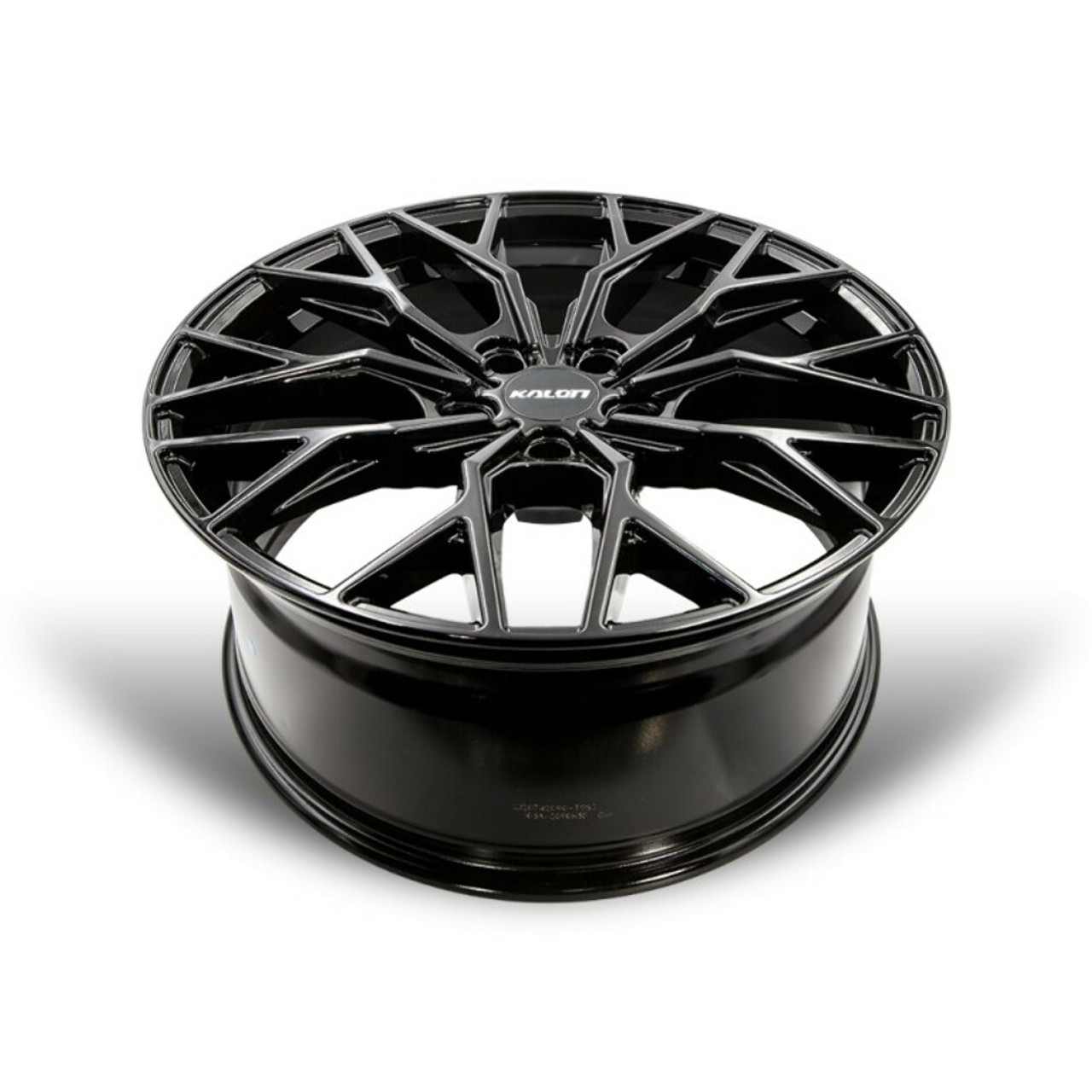 Set 4 20" Kalon Wheels Inferno 103 Gloss Black 20x9 Wheels 5x120 35mm Rims