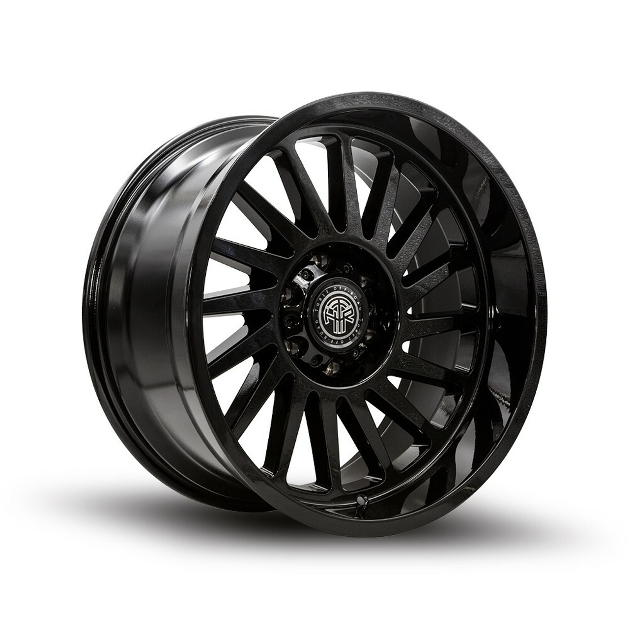 Set 4 20" Thret Offroad Omega 902 Gloss Black 20x10 Wheels 8x170 -21mm Rims