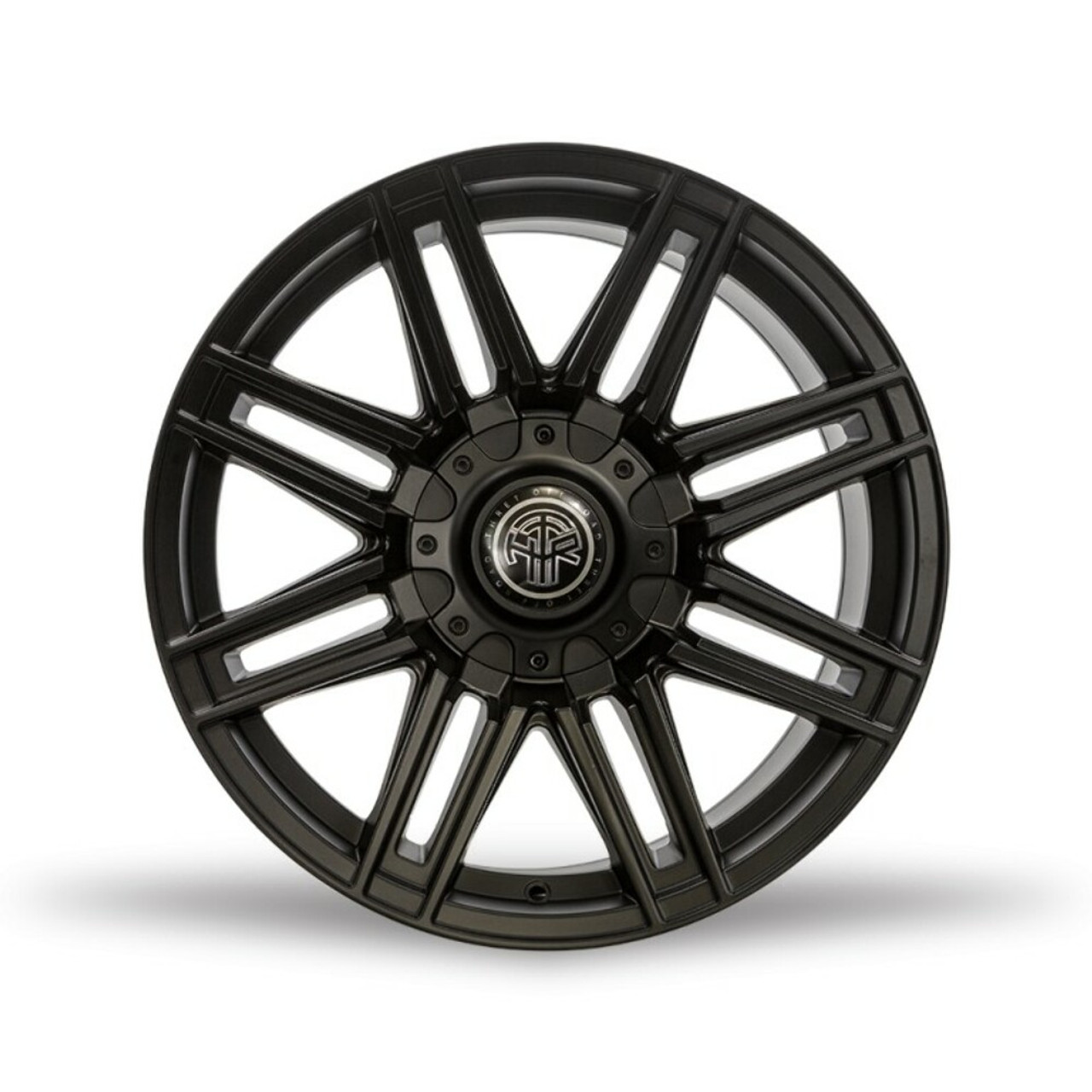 Set 4 20" Thret Offroad Dropzone 805 Satin Black 20x10 Wheels 6x135 6x5.5 -21mm