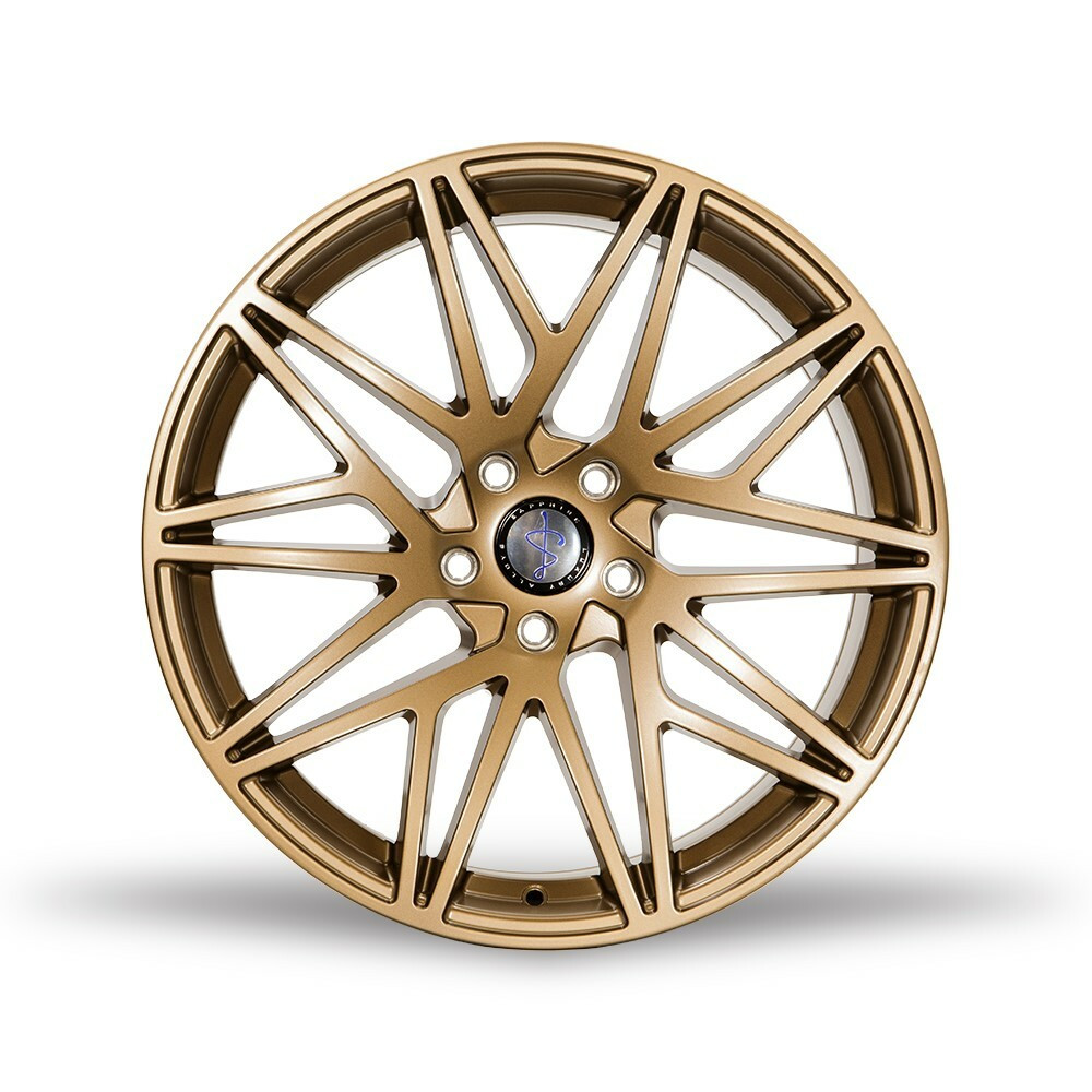 Set 4 20" Sapphire Luxury Alloys SX05-05 Bronze 20x9 Wheels 5x4.5 35mm Rims