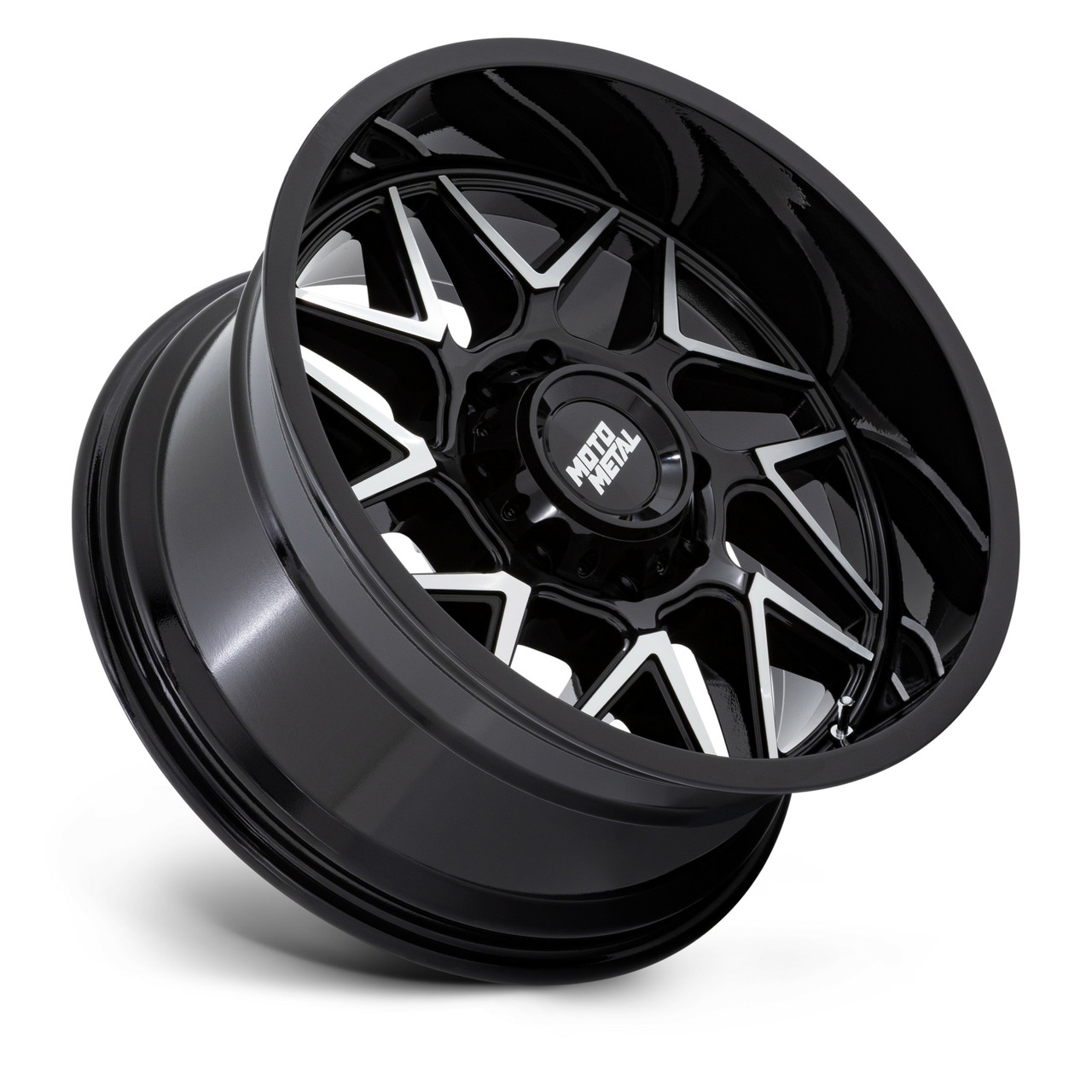 Set 4 20" Moto Metal MO812 Turbine Black Machined Face 20x9 Wheels 8x180 01mm