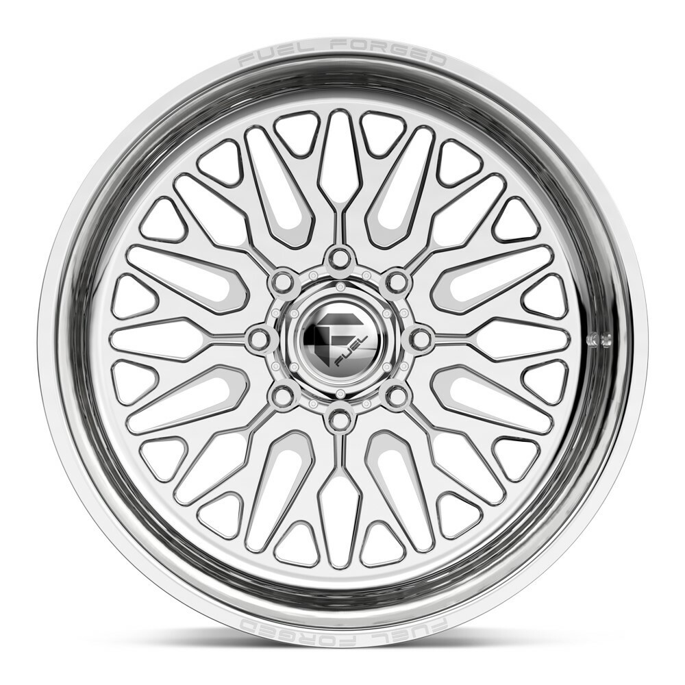22" Fuel Forged FF109 Grin Polished 22x12 8x6.5 -40mm For Chevy GMC Ram Ford Rim