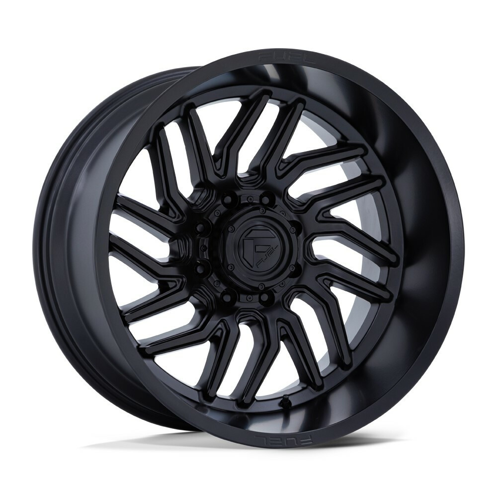 Set 4 22" Fuel D864 Hurricane  22x12 6x5.5 -44mm Blackout Wheels Lifted Rims