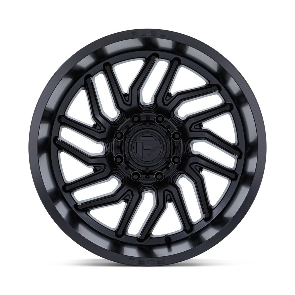 Set 4 20" Fuel D864 Hurricane 20x9 8x180 01mm Blackout Wheel sFor Chevy GMC Rims